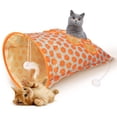 thumbnail image 2 of Bolsa para túnel para gatos NikouMX Bolsa plegable con bola de felpa, 2 of 8