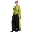 thumbnail image 4 of ELOQUII Women's Plus Size Draped Tie-Waist Top, 4 of 5