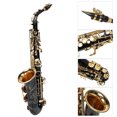 thumbnail image 3 of Saxofón Alto de Estudiante Drop E Brass Sax E Flat Gold Lacquer Kit Completo de Saxo Alto para Principiantes con Boquilla Estuche de Transporte Guantes Correa Desmontable ANGGREK Otros, 3 of 8
