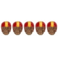 thumbnail image 1 of Car Tire Valve Stem , Rustproof Skull Style Wheel Valve Stem Cover Set 4pcs ABS Copper  For Bicycles For SUVs Red,Blue, 1 of 8
