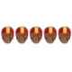 thumbnail image 3 of 4 tapas para válvula de neumático de coche con forma de calavera, universales, ABS, de cobre, resistentes al óxido, para SUV y camiones, color rojo, 3 of 14