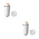 thumbnail image 3 of Soidarity Rodillo absorbente de aceite facial Removedor de mano Interior Exterior Casa de viaje Cuidado de la piel Maquillaje Herramienta de limpieza Blanco 2piezas Soidarity CBP213493, 3 of 6