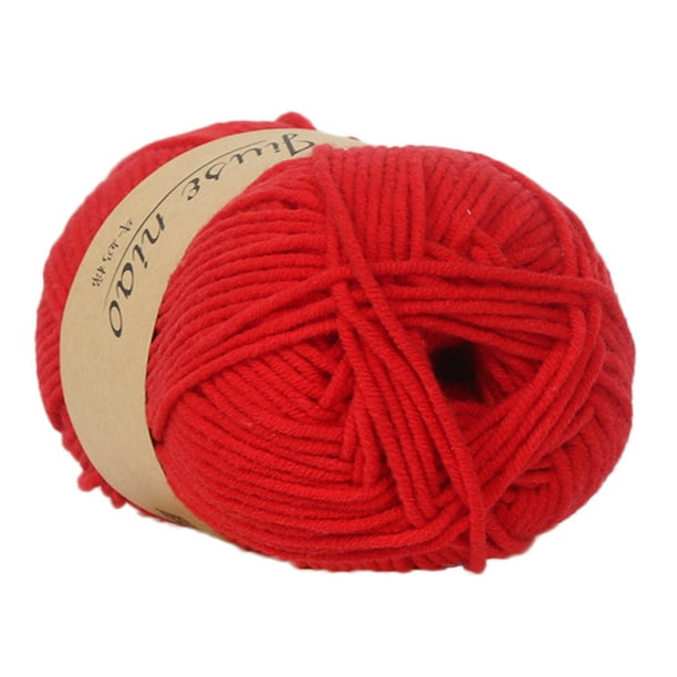 Uheoun Bulk Yarn Clearance Sale for Crocheting, 1PC 50g Chunky Colorful  Hand Knitting Baby Milk Cotton Crochet Knitwear Wool K 