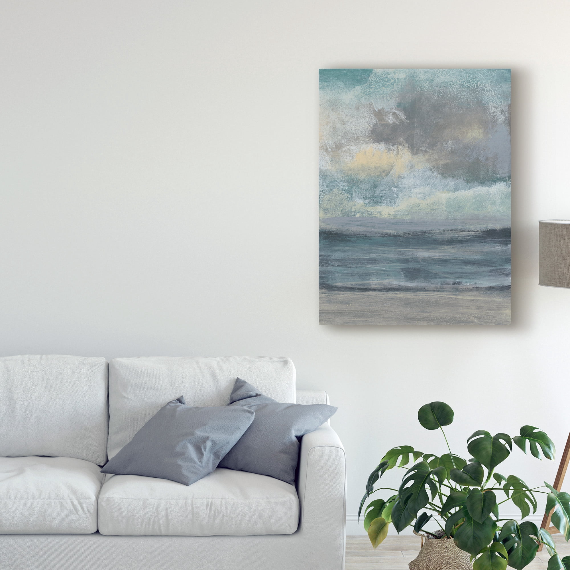 Trademark Fine Art 'Beach Rise I' Canvas Art by Jennifer Goldberger