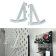 thumbnail image 2 of Plastic Pegboard Wall Mount Hook for Keyboards and Controllers for Gamers and Office for 40mm Spacing, 2 of 9