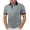 1-Light Gray, variant on Mens Polo T Shirt Short Sleeve with Button Loose Fit Summer Shirts Light Gray Mens Dress Shirts