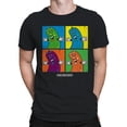 thumbnail image 2 of Officially Licensed Van Holten Pickles Vibrant Cartoon Pickle Characters Men's T-shirt, 2 of 3