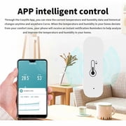 Smart Mini WiFi Bluetooth Temperature and Humidity Sensor Indoor Wireless Sensor with App Control