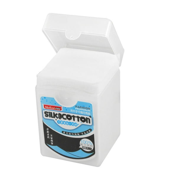 Uxcell Make Up Square Shape White Facial Cotton Pads 200 Pcs