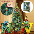 thumbnail image 7 of 2D Acrylic Christmas Countdown Calendar Set with Double Printing Dinosaur Design for Kids Festive Tree Decoration Holiday Activity, 7 of 7