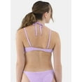 thumbnail image 3 of No Boundaries Lavender V-Wire Bikini Top, Women’s, 3 of 5
