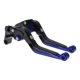 thumbnail image 1 of Palancas de freno y embrague cortas y largas para Honda CBR600RR 07-16, palanca de freno ajustable de motocicleta, aleación de aluminio, mango negro con extremo azul, 1 of 6