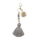 thumbnail image 1 of Llavero con dije para bolso, llavero para coche, lindo y elegante, multifuncional para mujer. Gris, 1 of 9