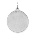thumbnail image 4 of Sterling Silver Pomeranian Disc Charm Pendant, 4 of 4