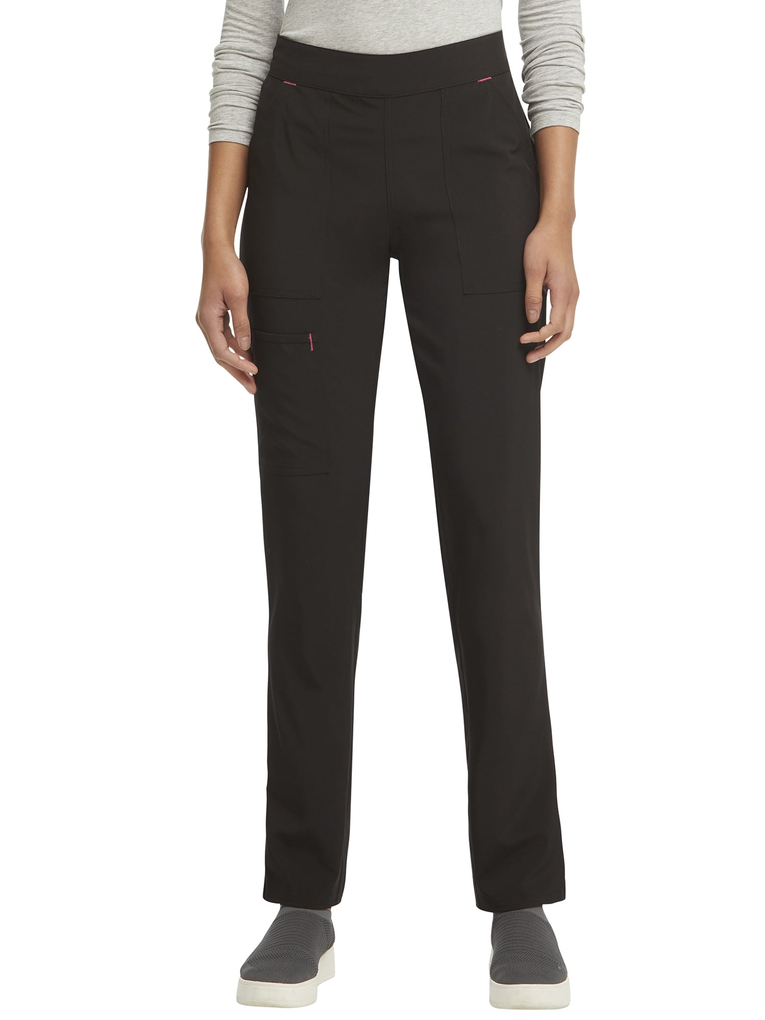 Scrubstar Women's Active Stretch Solid Pull On Pants