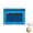 A-Sky Blue, variant on Kyusrd Pencil Pouch for 3 Ring Binder! Clear Pencil Pouch with Mesh Zipper,Multi-Color Clear Pencil Case,Cosmetic Bag Cute Pencil Case