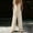 A_ Khaki, variant on PWPSG Womens Deep V Neck Sleeveless Button Front Jumpsuits Relaxed Silhouette Retro Minimalist Cut built with practical sections Yellow M