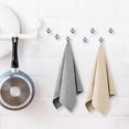 thumbnail image 4 of 8 Uds. Ganchos para toallas para baños, ganchos para ducha, gancho de acero inoxidable, ganchos para cocina, soporte para toallas, perchas de pared, ganchos para ropa con tornillos, 4 of 5