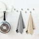 thumbnail image 4 of 8 Uds. Ganchos para toallas para baños, ganchos para ducha, gancho de acero inoxidable, ganchos para cocina, soporte para toallas, perchas de pared, ganchos para ropa con tornillos, 4 of 5