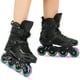 thumbnail image 5 of PTOOTP - Patines en línea para hombre adulto (1 par): Patines para exteriores - Patines para principiantes con equipo de protección y freno trasero para pista de club, talla 42-44, 5 of 8