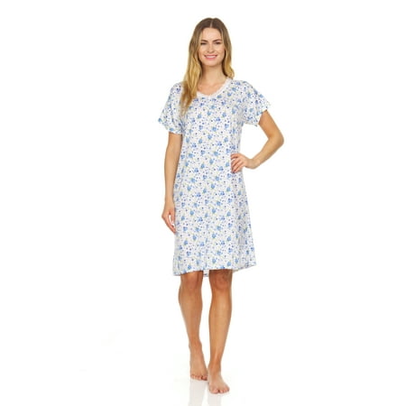 

Lati Fashion Women Nightgowns Short Sleeve Female Nightgowns & Sleepshirts