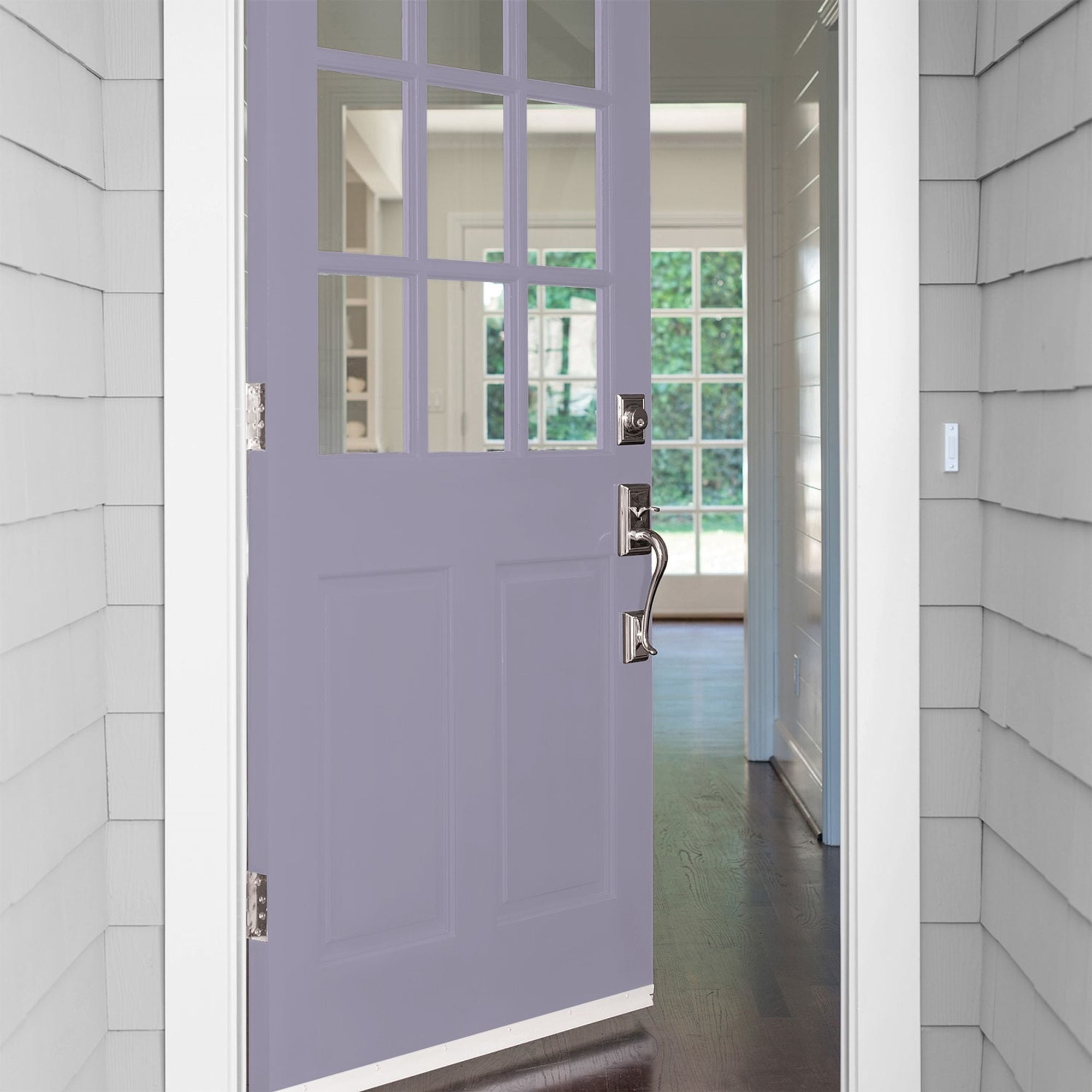 Glidden High Endurance Plus Purple Surf Semi Gloss Exterior Paint and Primer, 1 Quart