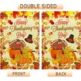 thumbnail image 3 of Seasonal Garden Flags 28X40 Inch Double Sided Linen Decor for Thanksgiving Fall Garden Flags for Outside, holiday Yard Decoration - Orange, 3 of 6