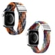 thumbnail image 1 of Correa de reloj compatible con Apple Watch, hebilla ajustable, correa trenzada elástica para 38/40/41 mm, 2 unidades, 1 of 5