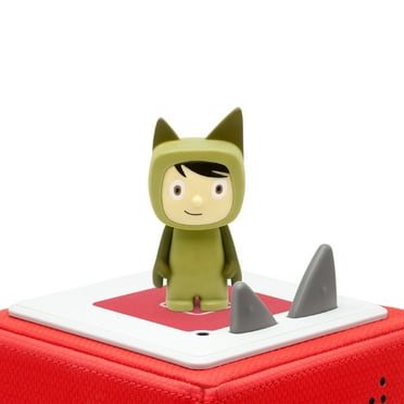 Creative-Tonie Green/Light, Audio Play Figurine for Portable Speaker, Small, Green, Plastic