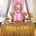 thumbnail image 5 of 50th Birthday Banner Funny 50th Birthday Decorations 4999 + Tax Banner Gold Fifty Birthday Party Supplies for Men or Women, 5 of 6