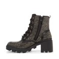 thumbnail image 3 of Madden Girl Womens Dymond Rhinestone Platforms Combat Boots Black 6 Medium (B,M), 3 of 4