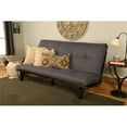 thumbnail image 3 of Kodiak Furniture Carson Wood Futon in Java Brown Finish with Twill Gray Mattress, 3 of 8