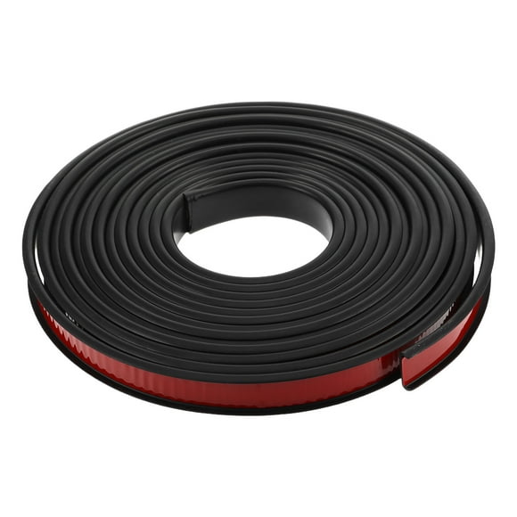 FONDOTIN Flexible Molding Trim for Black TPE U Shaped 1Pcs for Wood Cabinets