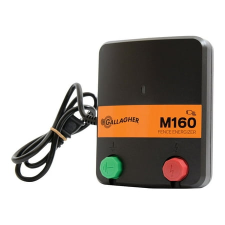 UPC: 0644493330444 | Gallagher M160 110 volt Electric Fence Energizer 30 mi. Black/Orange