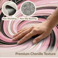 thumbnail image 6 of ODIKA 9'x12' Washable Area Rug Non-Slip, Chair-Friendly With Gradient Veined Swirls And Gold Accents Marble Abstract Refined Structured for Dining Room, Basement, Large Office, 6 of 7