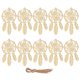 thumbnail image 1 of 20 piezas de red atrapasueños para decoración del hogar, colgante de madera, adornos creativos de pared, atrapasueños (beige, quinto patrón), 1 of 7