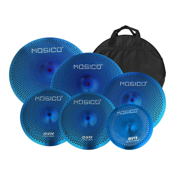 Set de platillos Arborea Low Volume, 6 piezas, con bolsa, 10 unidades, Splash Blue