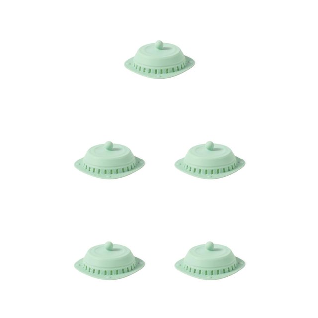 Injueey Colector de pelo de drenaje, fregadero de cocina de silicona para el hogar, baño, ducha, colador de suelo, accesorios de cubierta de Type2 NO2