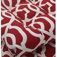thumbnail image 5 of Pillow Perfect Outdoor/ Indoor New Geo Red Wicker Seat Cushion (Set of 2), 5 of 5