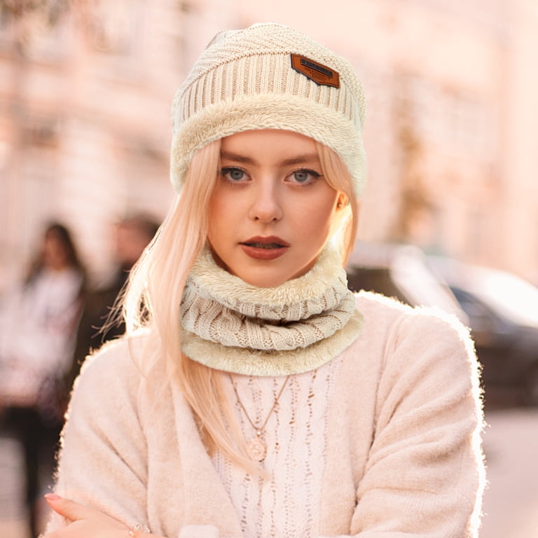 Loritta 3 Pack Womens Winter Hats and Casual Scarf Set Soft  display picture 1