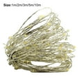 thumbnail image 3 of EIMELI 1m 2m 3m 5m 10m LED Copper Wire Starry String Lights DIY Home Party Decoration, 3 of 12
