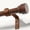 Antique Redwood Grain, variant on Wood Curtain Rods for Windows 66 to 120 Inches 1" Diameter Boho Decorative Heavy Duty Long Window Curtain Rod Adjustable with Handmade Wood Grain Design for Living Room Bedroom Kitchen