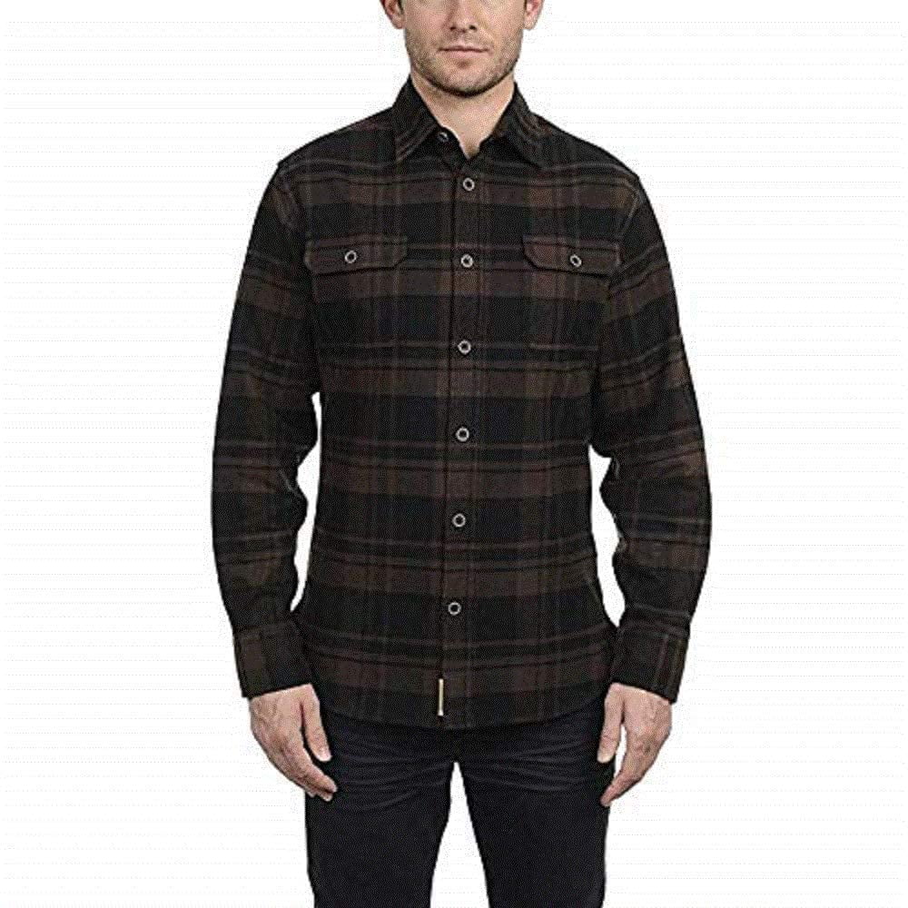 Jachs Men's Brawny Flannel Shirt (M ...