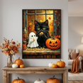 thumbnail image 3 of Ghost Diamond Art Painting Kit, Candy Pumpkin Cat 5D Diamond Painting Dots Art Kit for Adults Beginner, DIY Full Round Gem Crystal Art Paint by Diamond, 11.8" x 15.7" Home Wall Decor, 3 of 8