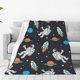 thumbnail image 1 of Balery Space Manta de Felpa Suave y Acogedora – Cobija de Franela Aterciopelada para Cama, Lavable y Cálida para Sofá, Mascotas, Transpirable-50"x40", 1 of 7