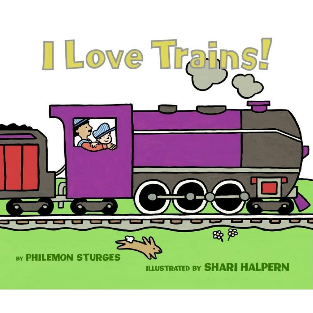 I Love Trains (Board Book)