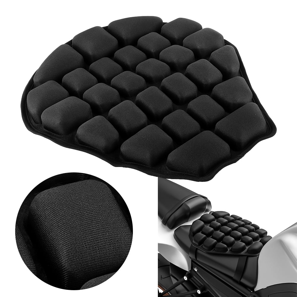 Mgaxyff TPU Motorcycle Seat Cushion 3D Inflatable Air Pad Anti