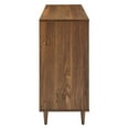 thumbnail image 3 of Modway Vespera Mindi Wood 6-Drawers Bedroom Dresser in Walnut, 3 of 9