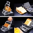 thumbnail image 3 of Commercial-Grade 304 Stainless Steel Manual Slicer for Cheese & Bread - 10mm Blade, Precise Thickness Control, Rust-Resistant, Compact & Portable - Ideal for Restaurants, Delis, Bakeries, Camping &, 3 of 6