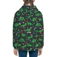 thumbnail image 6 of Sigee Dino Christmas Party for Teenage Zip Up Hoodies Long Sleeve Sweatshirts-Small, 6 of 6
